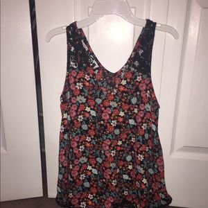 Floral tank top